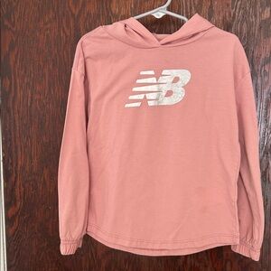 New Balance Kids Light Pink Hoodie